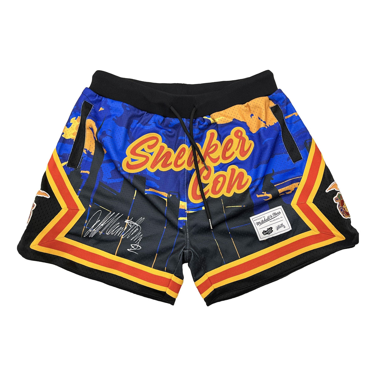 Mitchell & Ness x Jeff Hamilton Con Shorts 'Blue Black' MNSCSSS23001