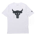 Under Armour Project Rock Brahma Bull Logo T-shirt 'White' 1357186-100