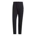 Men's adidas Solid Color Embroidered Logo Mid Waist Lacing Straight Sports Pants/Trousers/Joggers Black HN2061