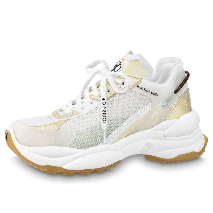 (WMNS) LOUIS VUITTON LV Run 55 Trainers 'White Gold' 1AAP5T