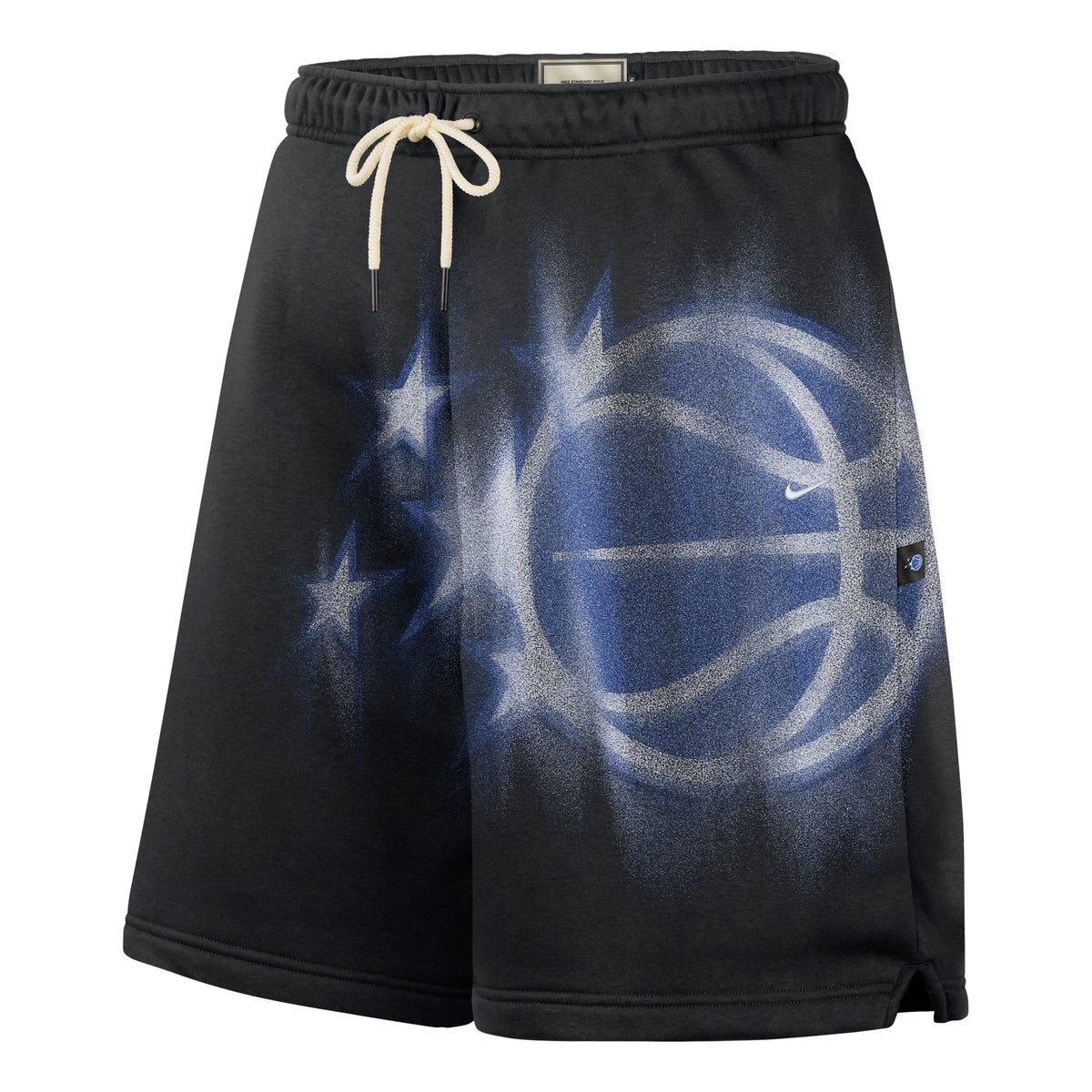 Nike Orlando Magic Standard Issue Fleece Shorts 'Black White' IQ1528-010 - Nike Professional Edition
