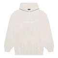 Men's Balenciaga FW21 Logo Alphabet Printing hooded Long Sleeves Creamy White 570811TIV552970