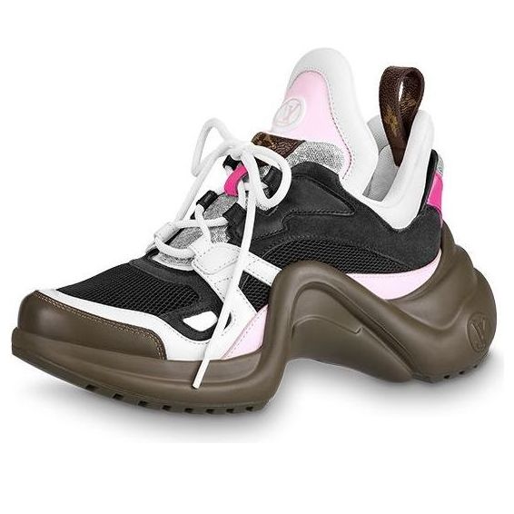 (WMNS) LOUIS VUITTON Archlight Sneakers 'Black Pink Brown' 1A957E