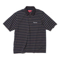 Supreme x Melvins Stripe S/S Polo 'Black White' SUP-SS24-221