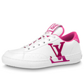 (WMNS) LOUIS VUITTON Charlie Sneakers 'White Fuchsia' 1AAVZM