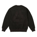 Palace FW23 Reverse P-3 Crew Sweater 'Black' P25CS114