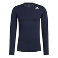 Men's adidas TF Turf Ls Primegreen Sports Gym Round Neck Long Sleeves Legendary Ink Blue T-Shirt GL9878