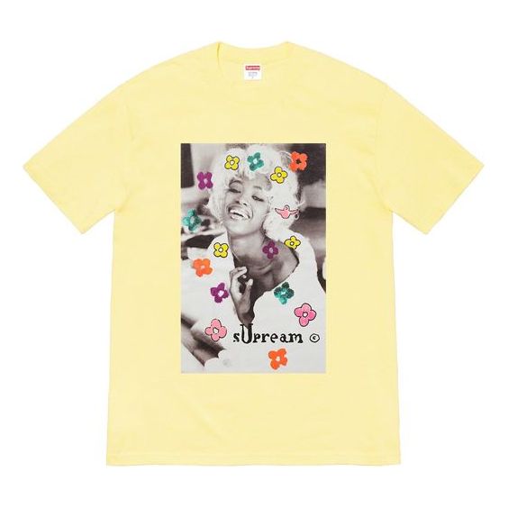 Supreme SS20 Week 1 Naomi Tee Character Printing Short Sleeve Unisex Yellow SUP-SS20-303