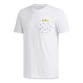 adidas neo x POKMON Crossover Series Pikachu Printing Pocket Short Sleeve White FM0326
