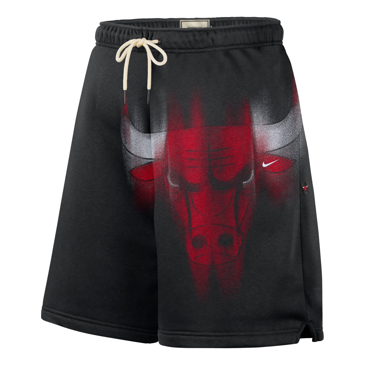 Nike Chicago Bulls Standard Issue Fleece Shorts 'Black White' IO9100-010 - Nike Professional Edition