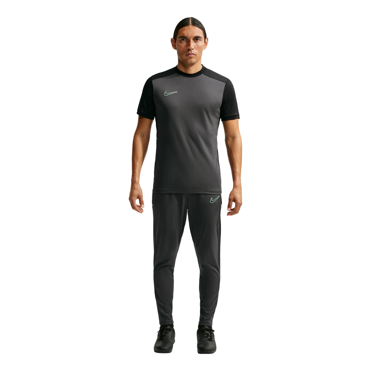 Nike Academy Dri-FIT Pants 'Anthracite Black Illusion Green' HJ3776-018 - Nike Professional Edition