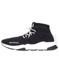 (WMNS) Balenciaga Speed 1.0 Lace Up Sneakers 'Black White' 587284W17021015