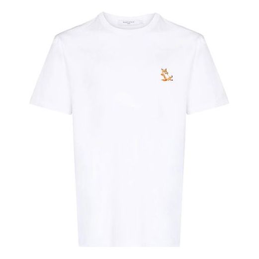 PUMA Maison Kitsune Chillax Fox Patch Classic T-Shirt 'White' GU00154KJ0010-P100