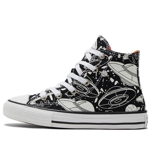 (GS) Converse Chuck Taylor All Star Canvas  K 'White Black' 673086C