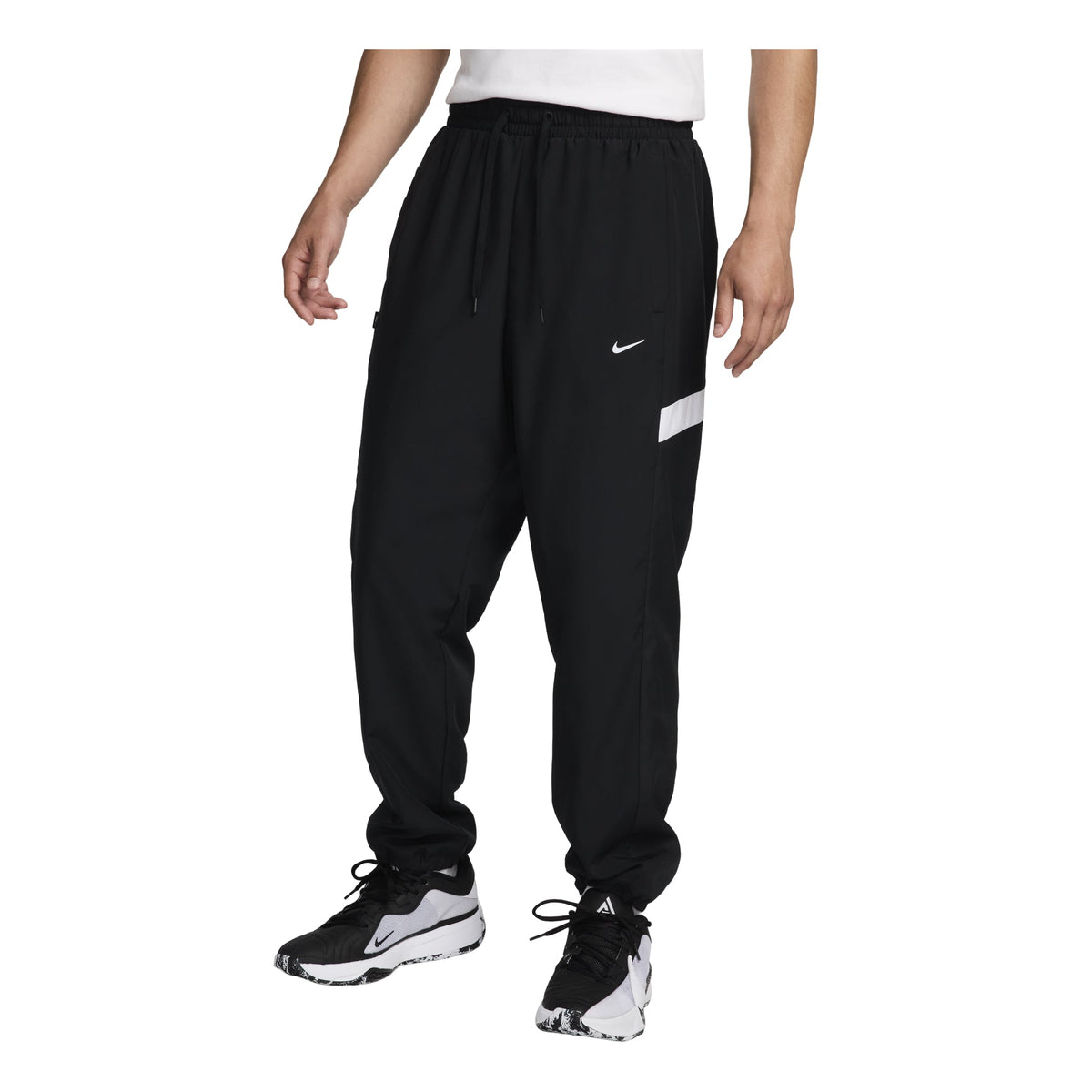 Nike Icon Woven Basketball Pants Asia Sizing 'Black White' FZ0251-010