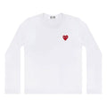 COMME des GARCONS PLAY Emblem Long-Sleeve T-Shirt 'White' AZ-T118-051-2