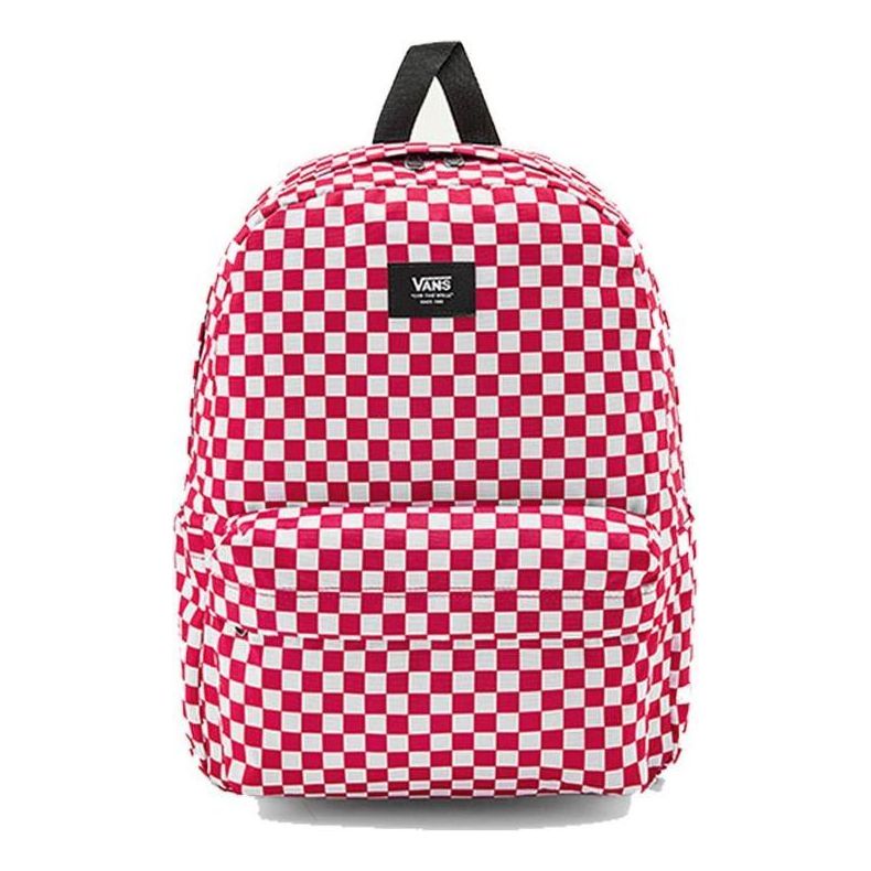 Vans Old Skool H2O Check Backpack 'Chili Pepper Checkerboard' VN0A5KI1O84