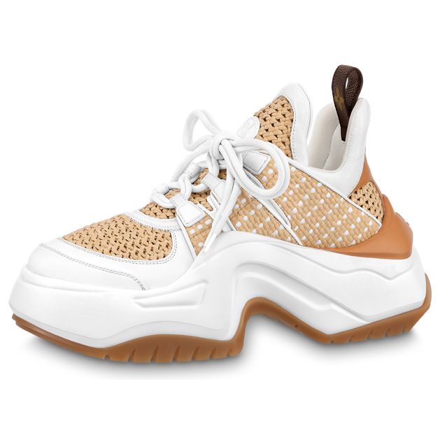 (WMNS) LOUIS VUITTON Archlight 2.0 Platform Sneakers 'Orange' 1ABHYS