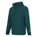Men's adidas originals Logo Embroidered Solid Color Pullover Dark Green H11446