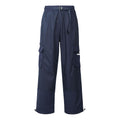 Men's adidas originals Solid Color Big Pocket Straight Sports Pants/Trousers/Joggers Navy Blue H09105