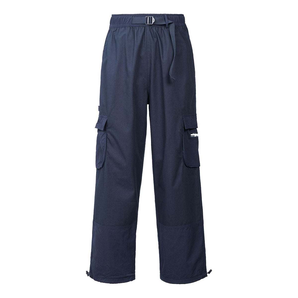 Men's adidas originals Solid Color Big Pocket Straight Sports Pants/Trousers/Joggers Navy Blue H09105