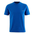 Men's Balenciaga SS21 Alphabet Small Logo Short Sleeve Blue 556151TBV438077
