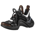 (WMNS) LOUIS VUITTON LV Archlight Sneakers 'Black with Brown Monogram' 1A9RQV