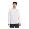 Nike Dri-FIT Logo Long-Sleeves Tee 'White' DX0994-100