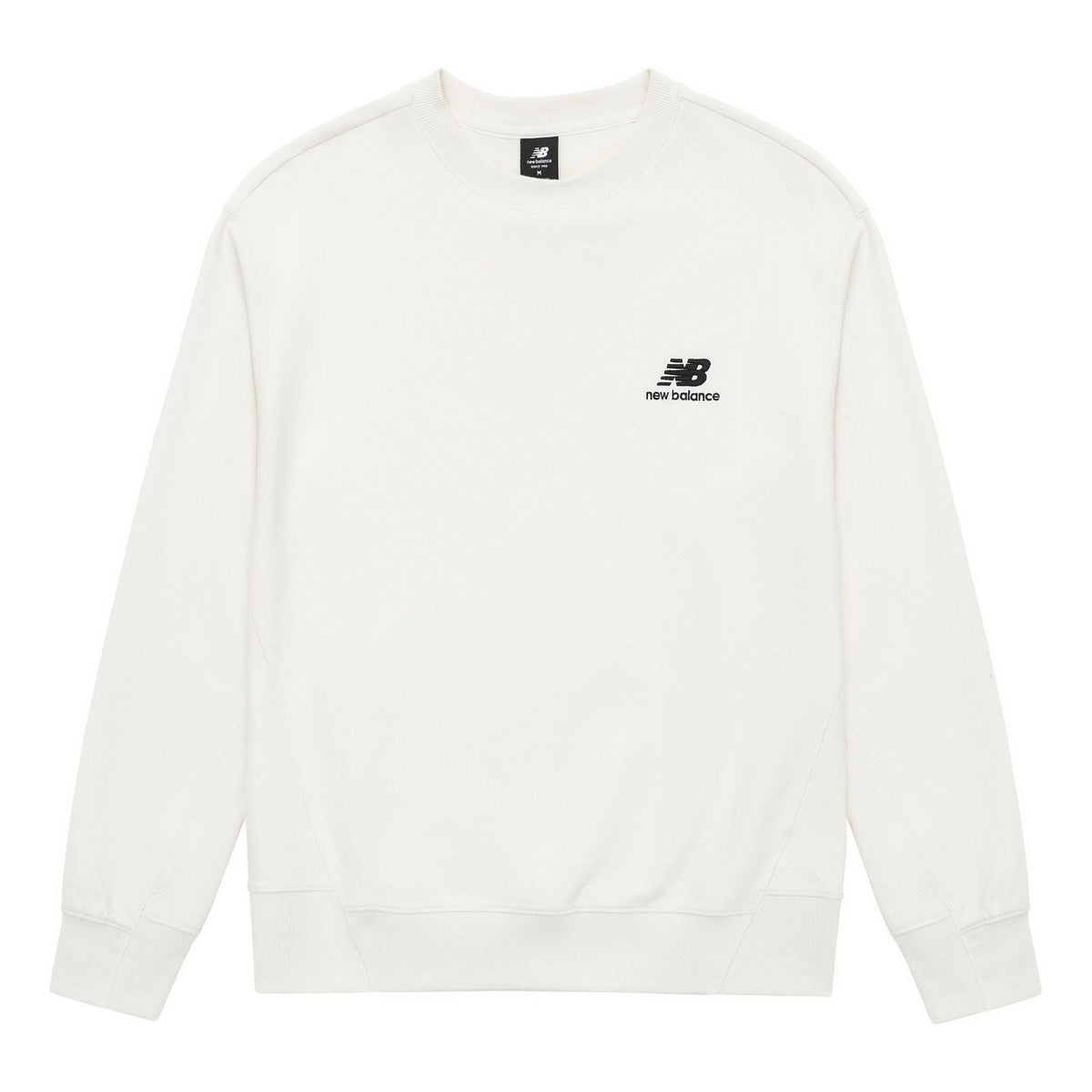 New Balance Classic Logo Top Asia Sizing 'White Black' AMT31326-CIC