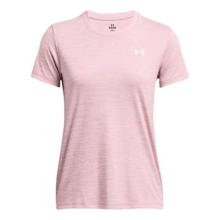 (WMNS) Under Armour Tech Twist T-shirt 'Pink' 1384244-697
