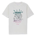 Li-Ning Sports Basketball Series Basketball Portrait Printing Round Neck Short Sleeve 'White' AHSS023-2