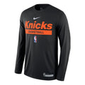 Nike x NBA New York Knicks Long T-Shirt 'Black' DR6532-010