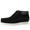 LOUIS VUITTON Mods Ankle Boots 'Black Suede with Faded Monogram Collar' 1A8JSZ