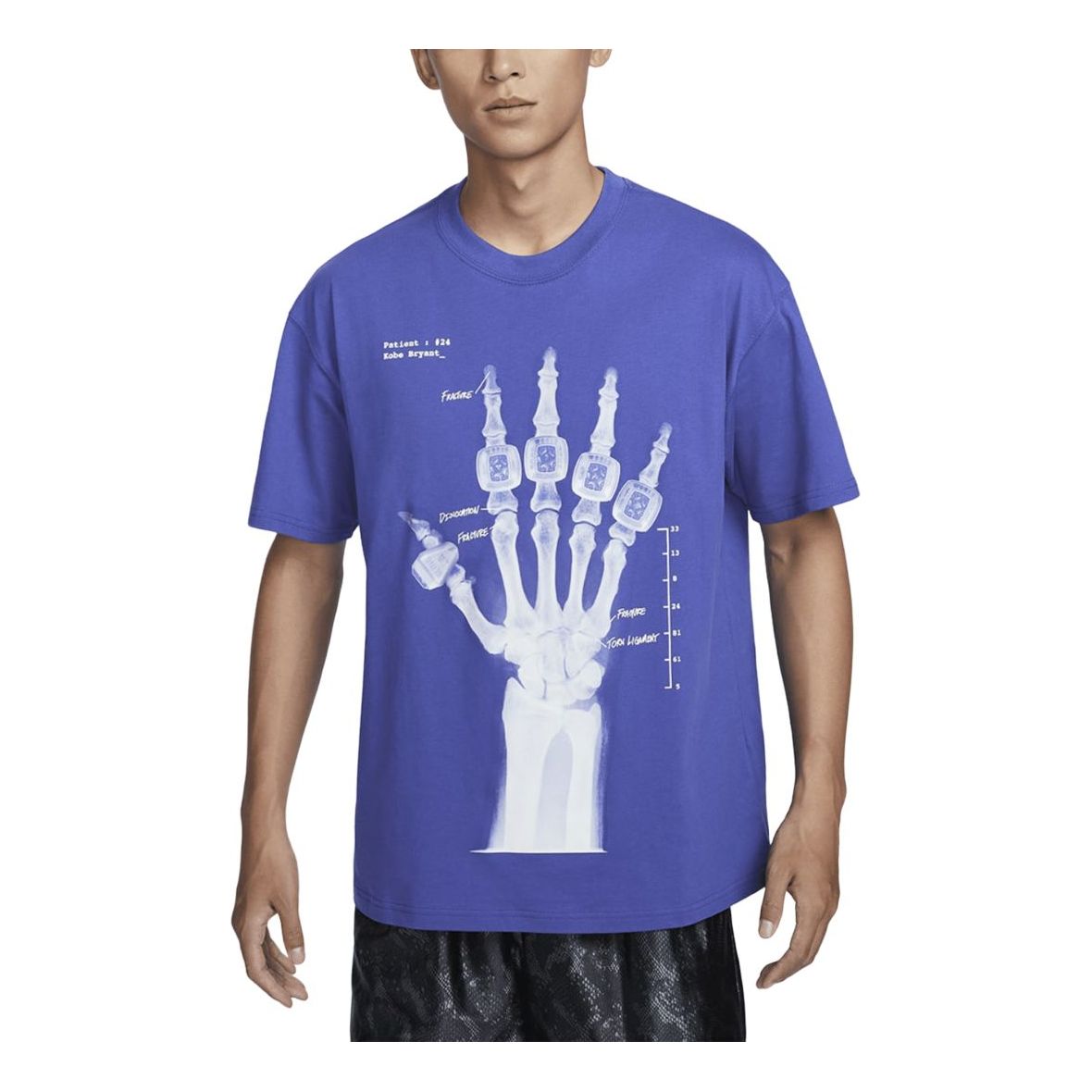 Nike Kobe T-Shirt Asia Sizing 'X-Ray Blue' HV6695-432