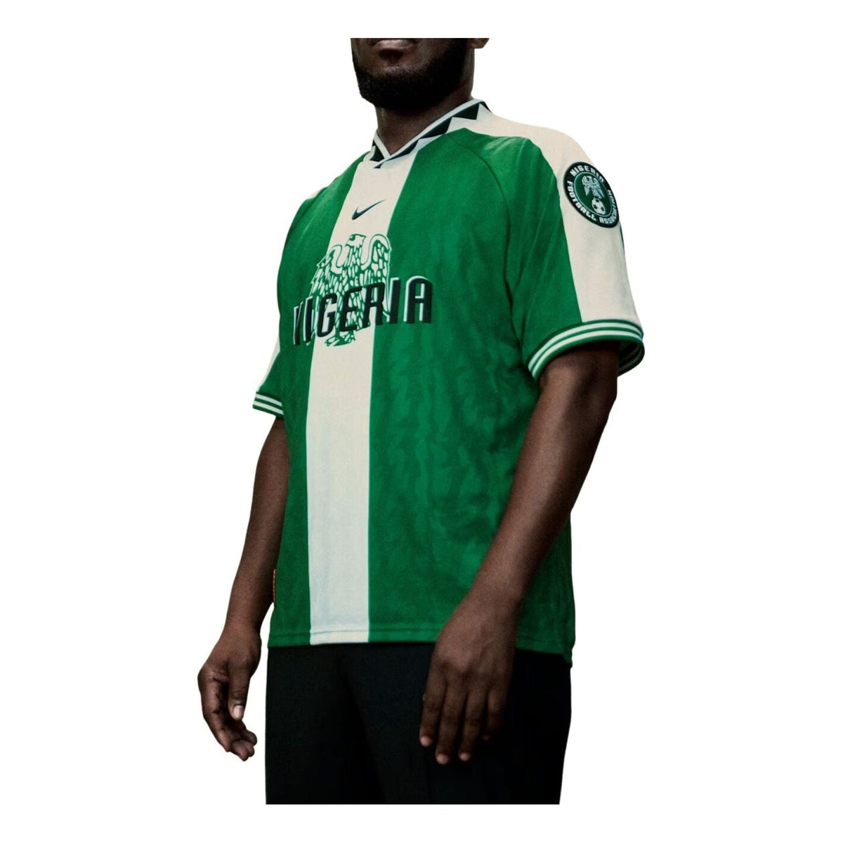 Nike Nigeria 1996 Reissue Dri-FIT Replica Jersey 'Green White Black' II6988-310