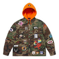 Supreme Patches Hooded Zip Up Shirt 'Woodland Camo' SS25S30-WOODLAND-CAMO