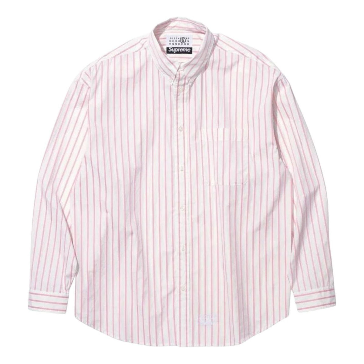 Supreme x MM6 Maison Margiela Stripe Shirt 'Pink' SUP-SS26-109-PNK