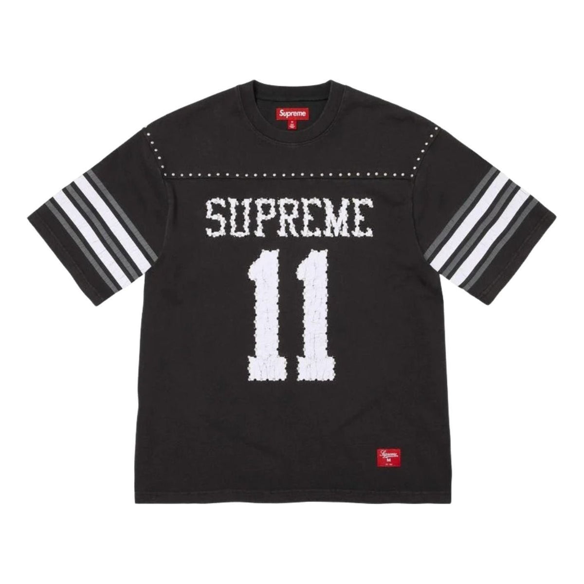 Supreme SS26 Studded S/S Football T-Shirt 'Black' SUP-SS26-012-BLK