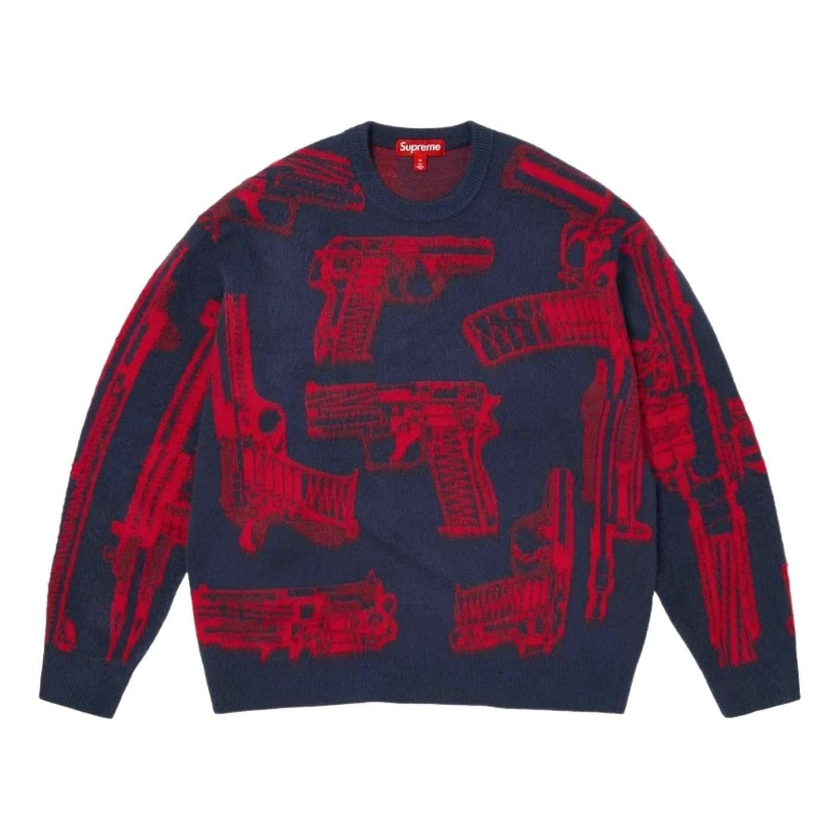 Supreme SS26 Guns Sweater 'Navy' SUP-SS26-367-NVY